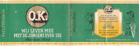 O.K. 50 sigaretten M O.K. 50 sigaretten M