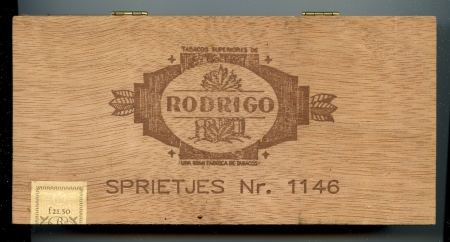 Tobacco Service Holland - Hippolytushoef Rodrigo Sprietjes 100/f21.50 banderol Tobacco Service Holland - Hippolytushoef Rodrigo Sprietjes 100/f21.50 banderol