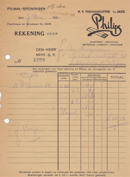 Philips NOTA  anno 1931  M