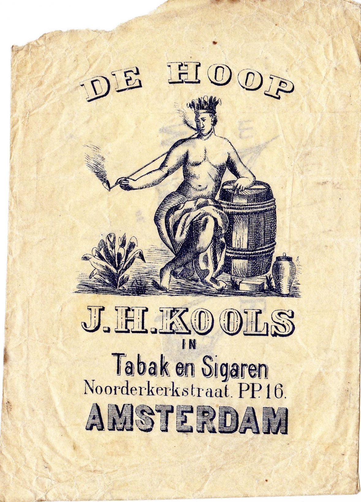 Kools J.H. Tabak Sigaren - Amsterdam  F