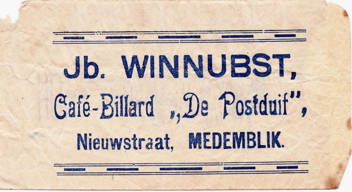 Winnubst "de Postduif" - Medemblik F Winnubst "de Postduif" - Medemblik F