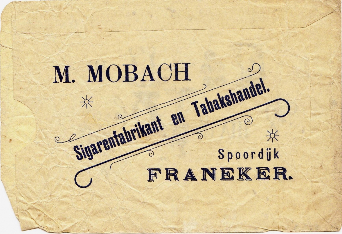 Mobach. M Tabak-Sigaren en Sigaretten - Franeker voor  F