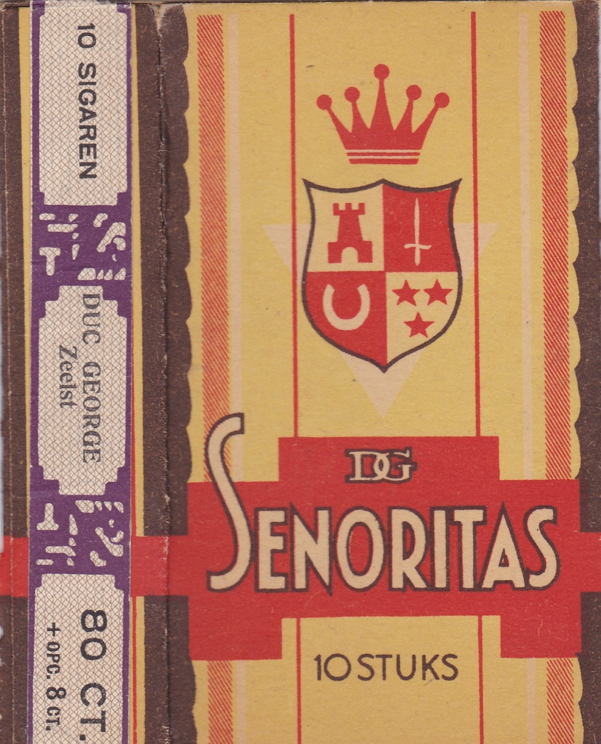 SENORITAS 10 stuks f.0.80 +opc. 8 ct. SENORITAS 10 stuks f.0.80 +opc. 8 ct.