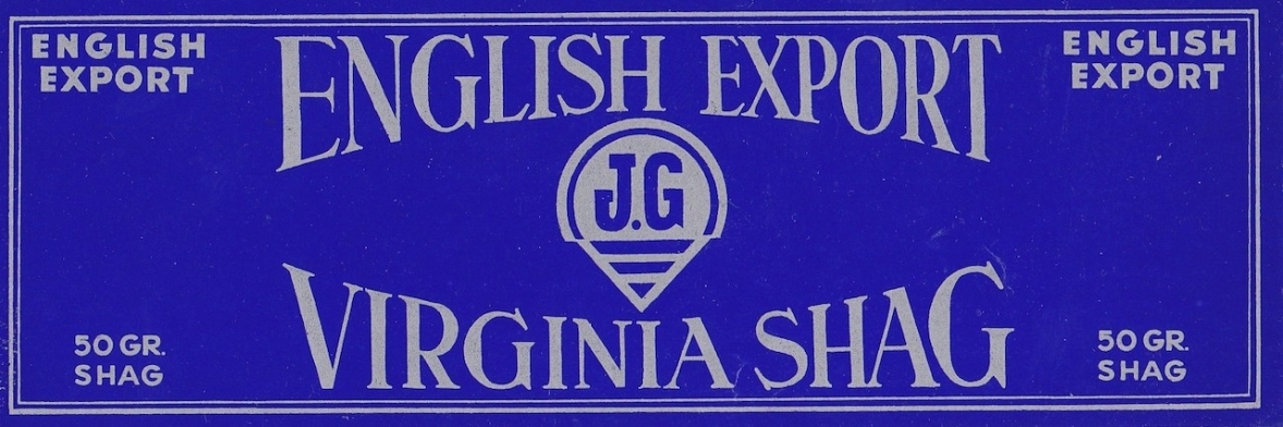 Gruno, J. Tabaksfabriek N.V. – Nijkerk - Groningen ENGLISH EXPORT tabak 50 gram Gruno, J. Tabaksfabriek N.V. – Nijkerk - Groningen ENGLISH EXPORT tabak 50 gram