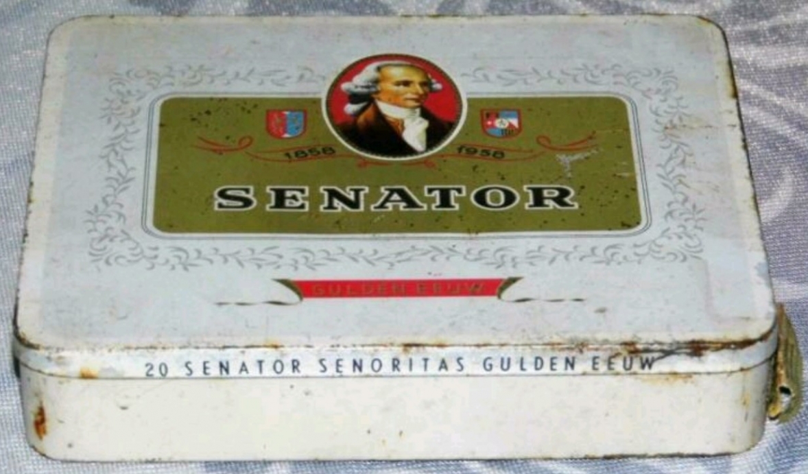 Senator GULDEN EEUW blik 20 sigaren M Senator GULDEN EEUW blik 20 sigaren M