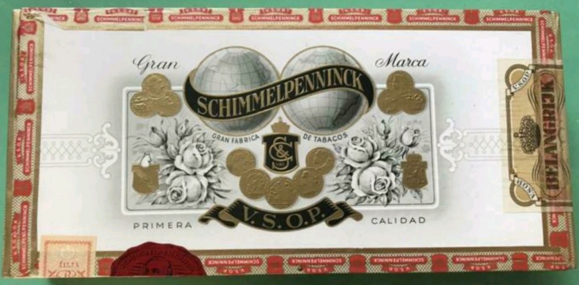 Schimmelpenninck EUROPA kist 25/f17.75 banderol 1290 M Schimmelpenninck EUROPA kist 25/f17.75 banderol 1290 M