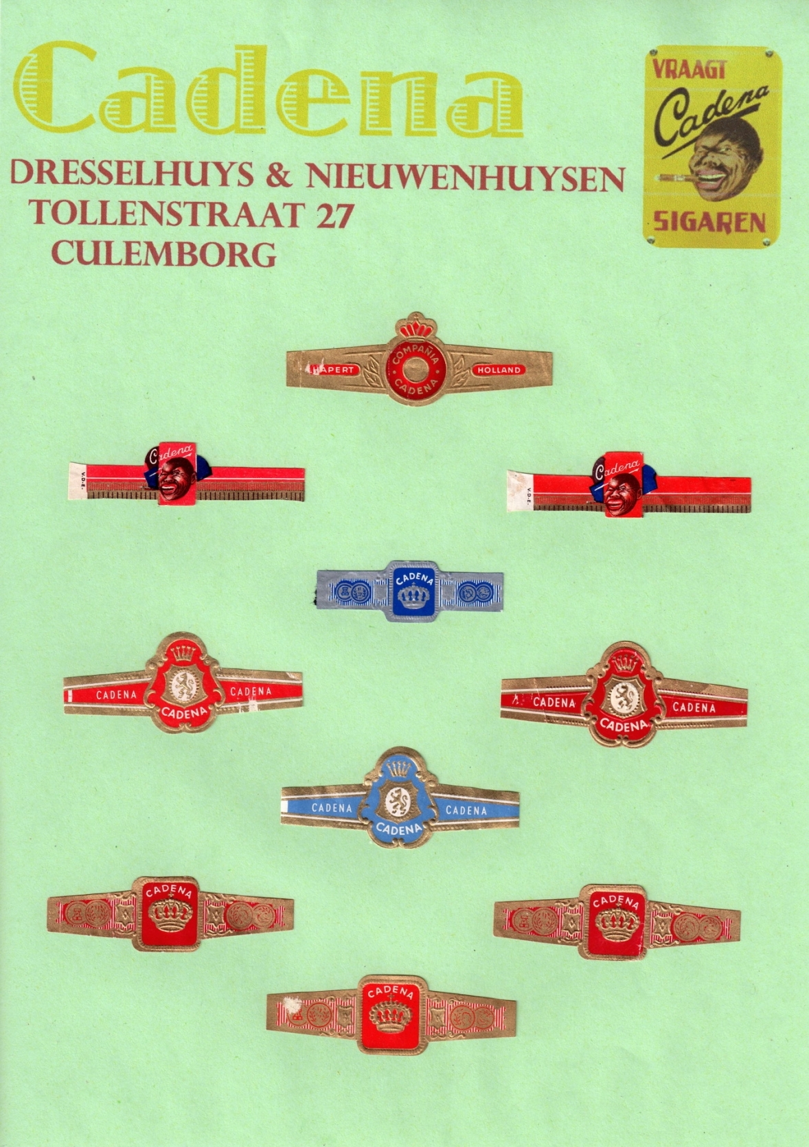 Cadena Sigarenfabrieken C.V. - Culemborg  R