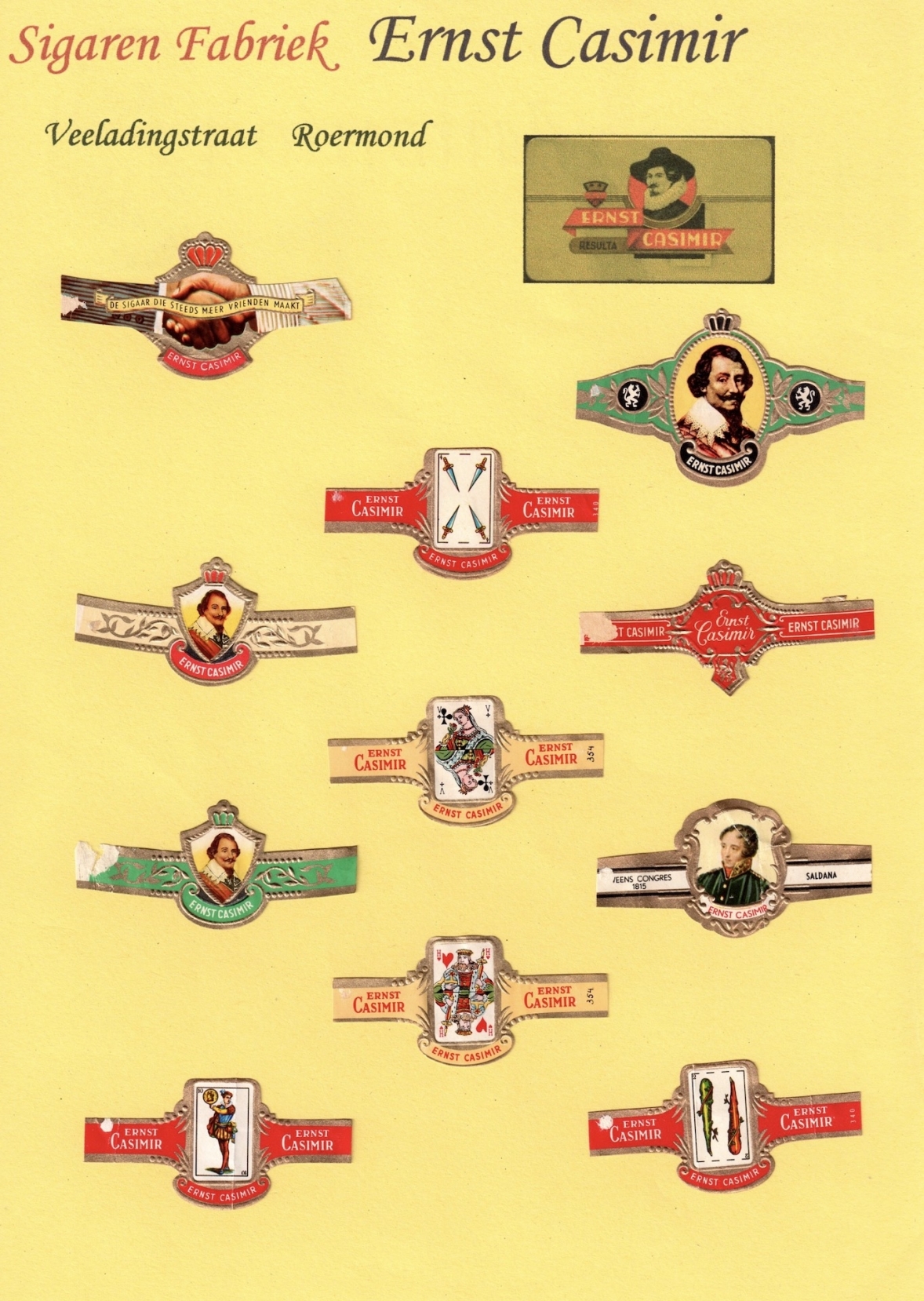 Ernst Casimir Sigaren Fabriek N.V. - Roermond R Ernst Casimir Sigaren Fabriek N.V. - Roermond R