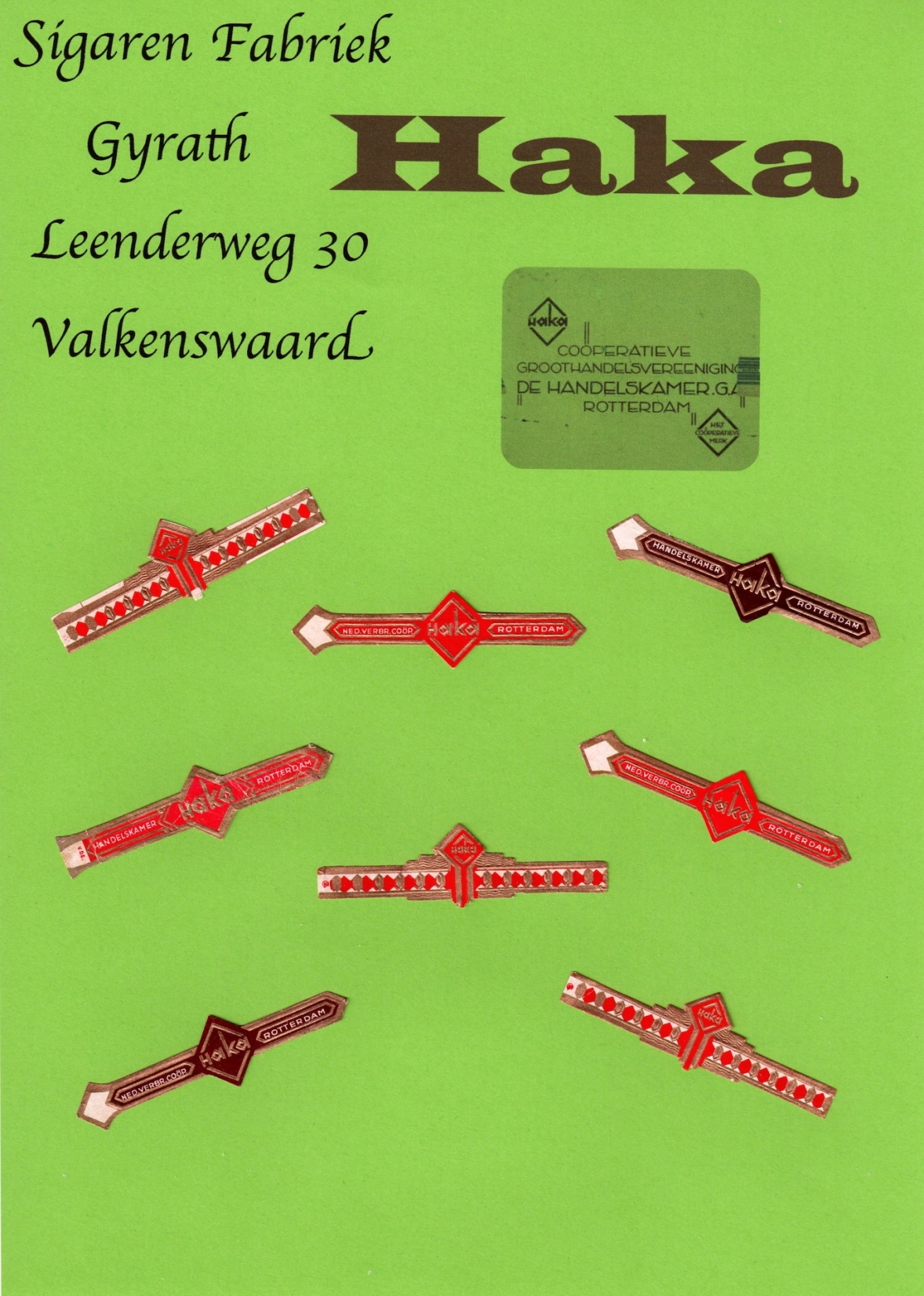 Gijrath’s Sigarenfabrieken - Valkenswaard R Gijrath’s Sigarenfabrieken - Valkenswaard R