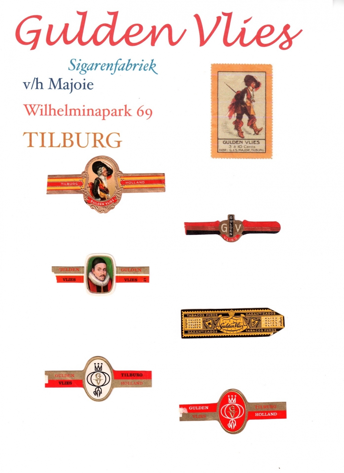 Gulden Vlies Sigarenfabrieken N.V. v/h G & S. Majoie – Tilburg R Gulden Vlies Sigarenfabrieken N.V. v/h G & S. Majoie – Tilburg R