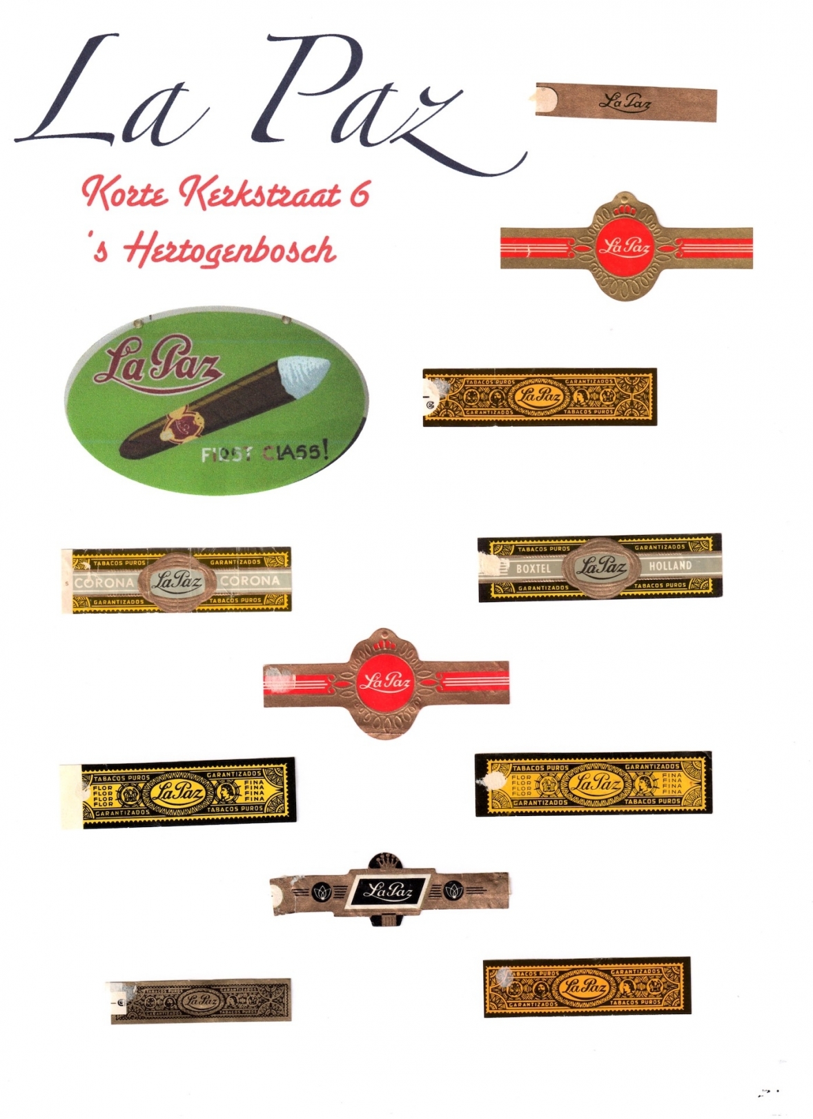 Paz, N.V. Sigarenfabrieken La. v/h Th. Houtman & J.J. van der Pas ‘s-Hertogenbos Paz, N.V. Sigarenfabrieken La. v/h Th. Houtman & J.J. van der Pas ‘s-Hertogenbos