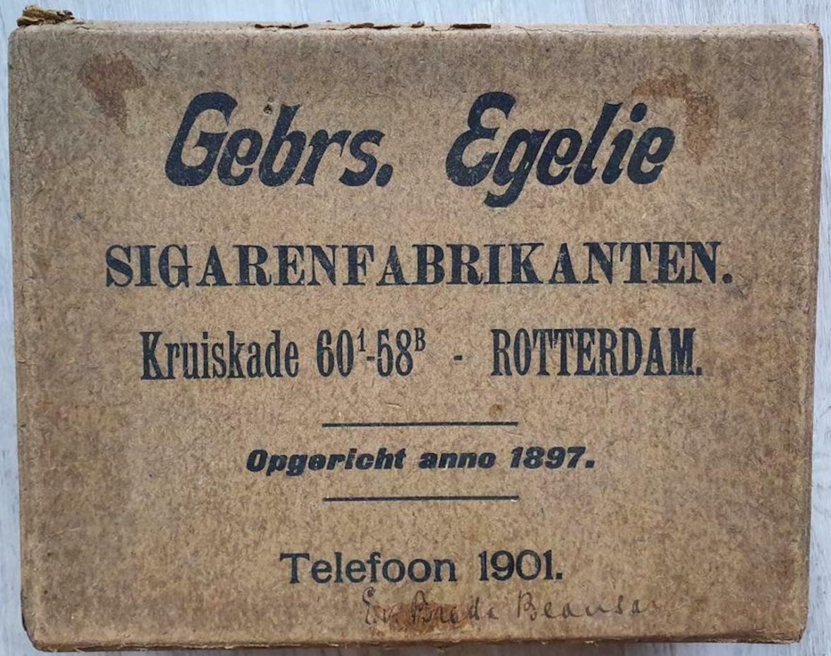 Egelie Sigarenfabriekanten - Rotterdam rond 1920