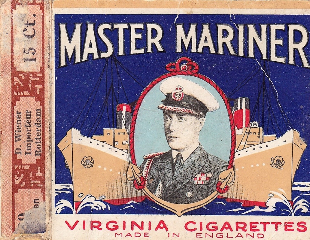 Wiener D. MASTER MARINER pakje 20 sigaretten prijs 15 ct M Wiener D. MASTER MARINER pakje 20 sigaretten prijs 15 ct M