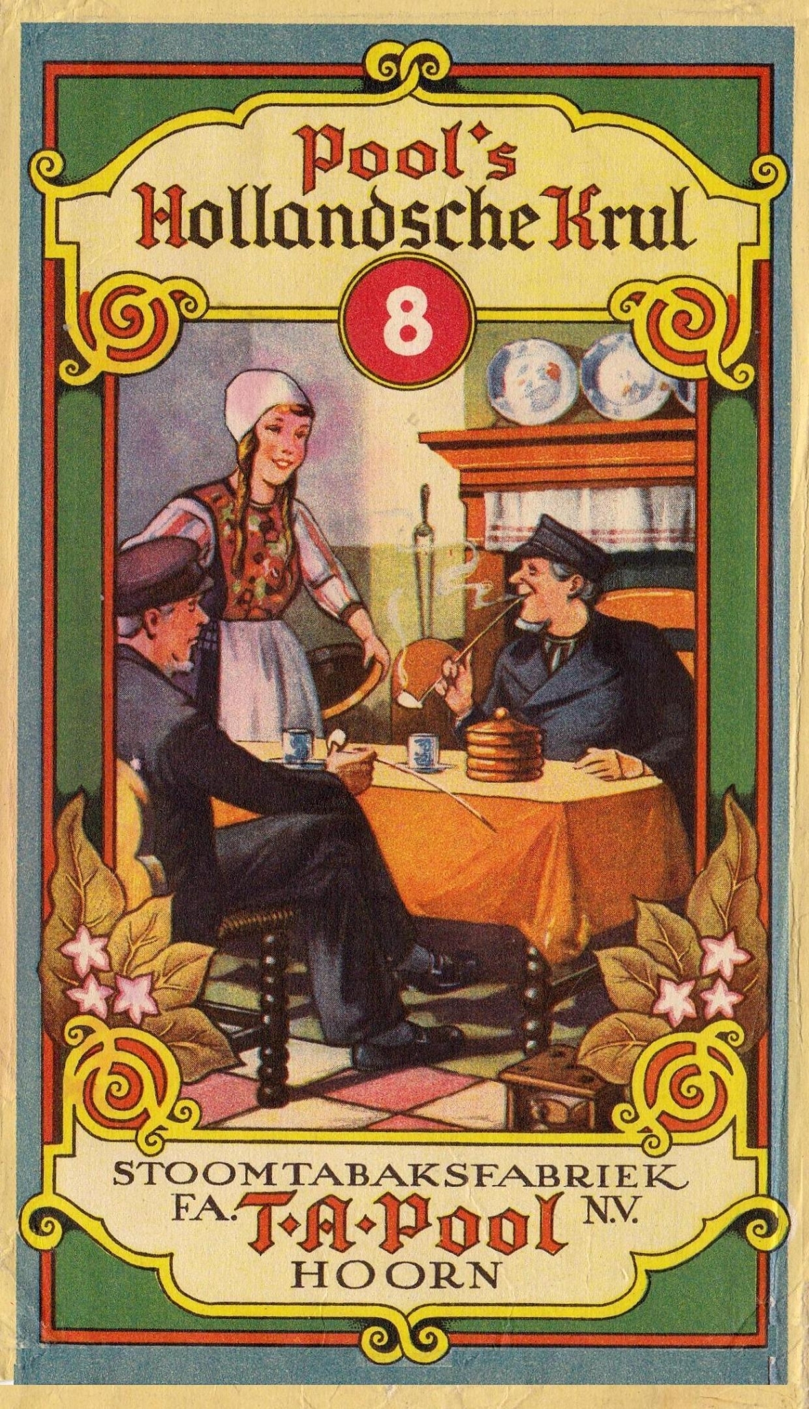 Pool HOLLANDSCHE KRUL - No 8 pakje F Pool HOLLANDSCHE KRUL - No 8 pakje F