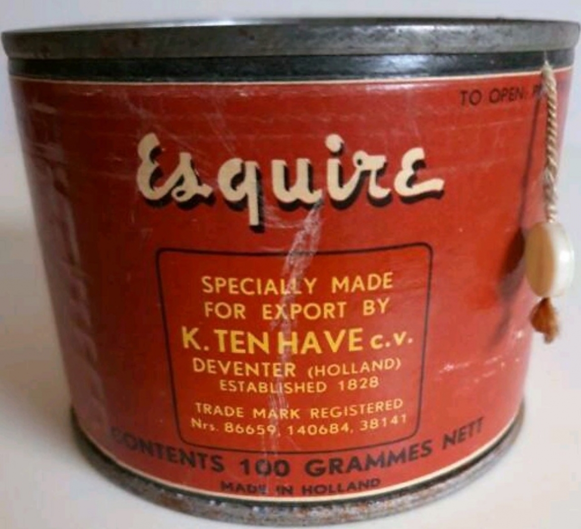 ESQUIRE tabak 100 gram blik M ESQUIRE tabak 100 gram blik M