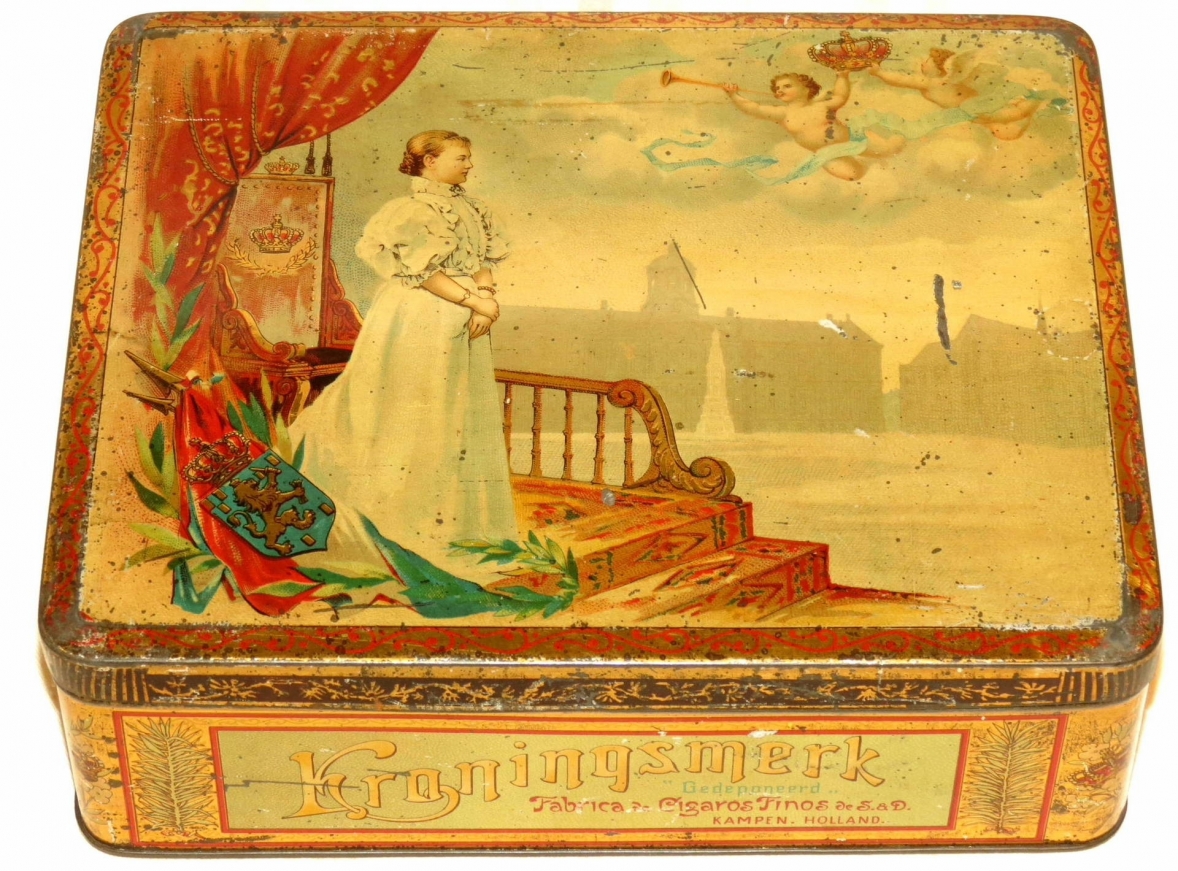 Kroningsmerk Sigaren Wilhelmina 1897  J