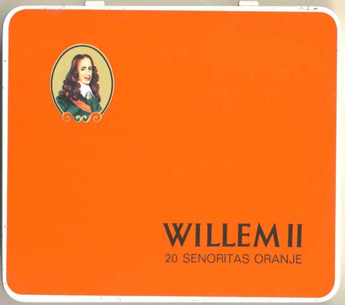 Senoritas Oranje 20 sigaren blik B Senoritas Oranje 20 sigaren blik B