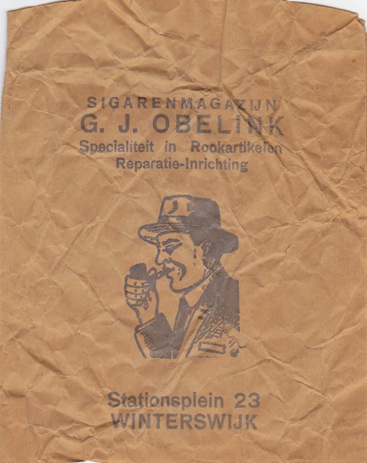 Obelink G.J. Sigarenmagazijn - Winterswijk SIGARENZAKJE M Obelink G.J. Sigarenmagazijn - Winterswijk SIGARENZAKJE M