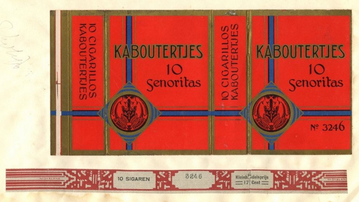 Kaboutertjes Maastricht 10/f0.17,5 accijns 3246 L Kaboutertjes Maastricht 10/f0.17,5 accijns 3246 L