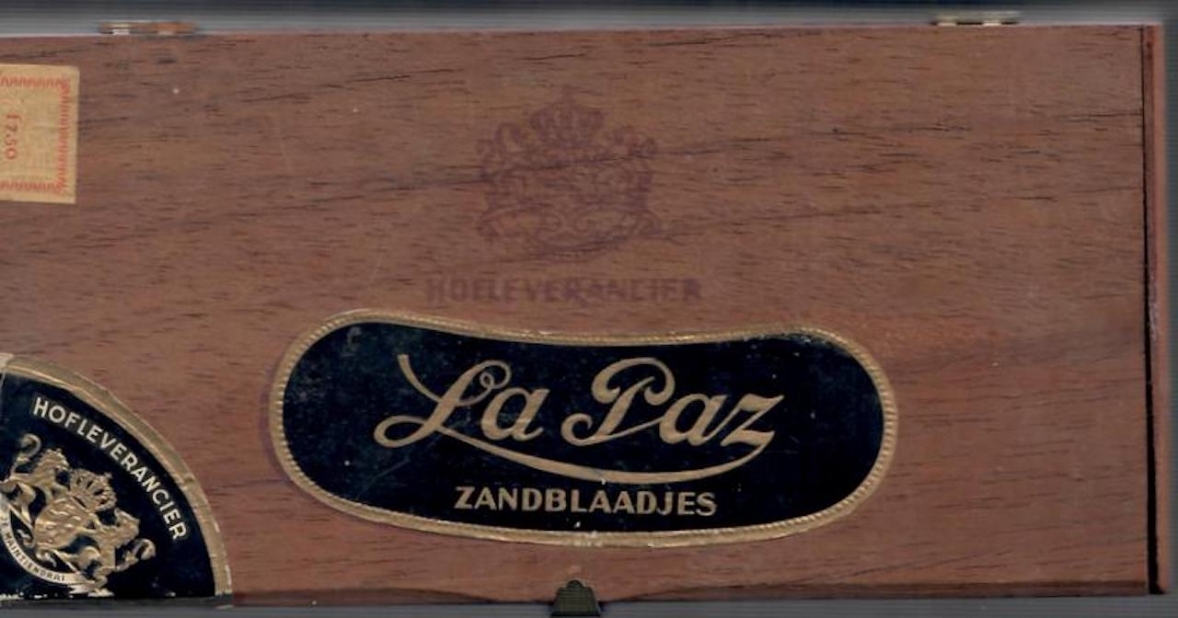 Zandblaadjes - kist voor 50 sigaartjes L Zandblaadjes - kist voor 50 sigaartjes L