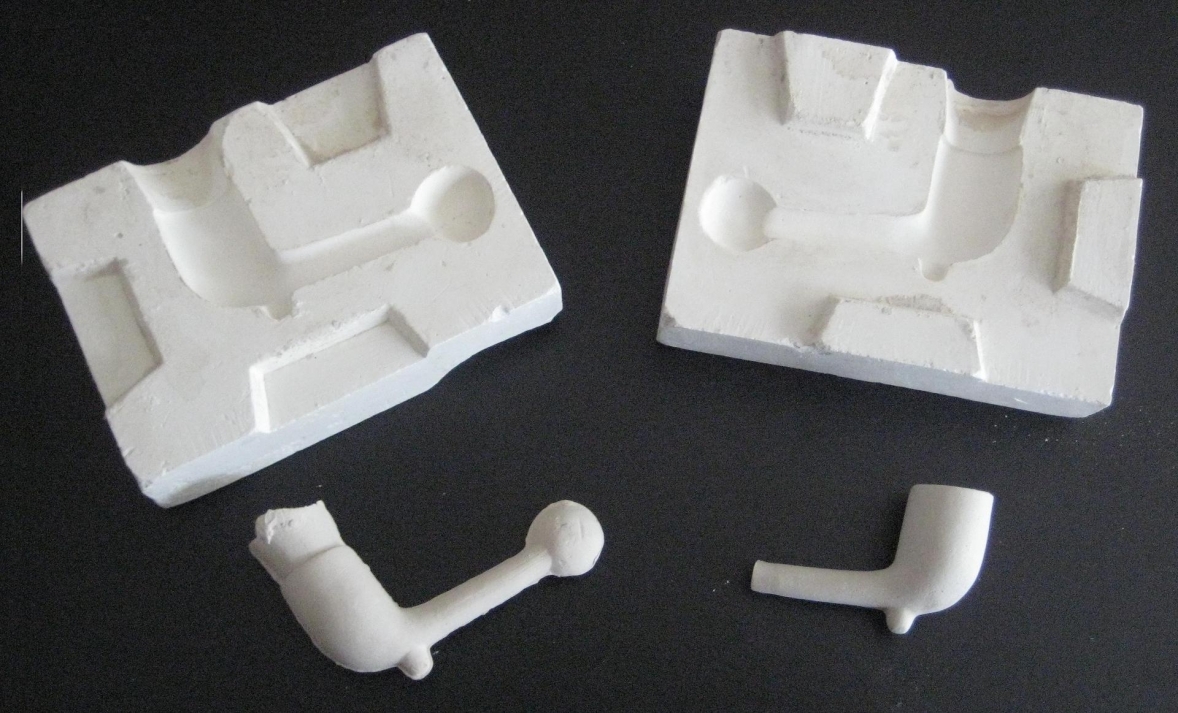 Gietmal voor pijpenkop  F