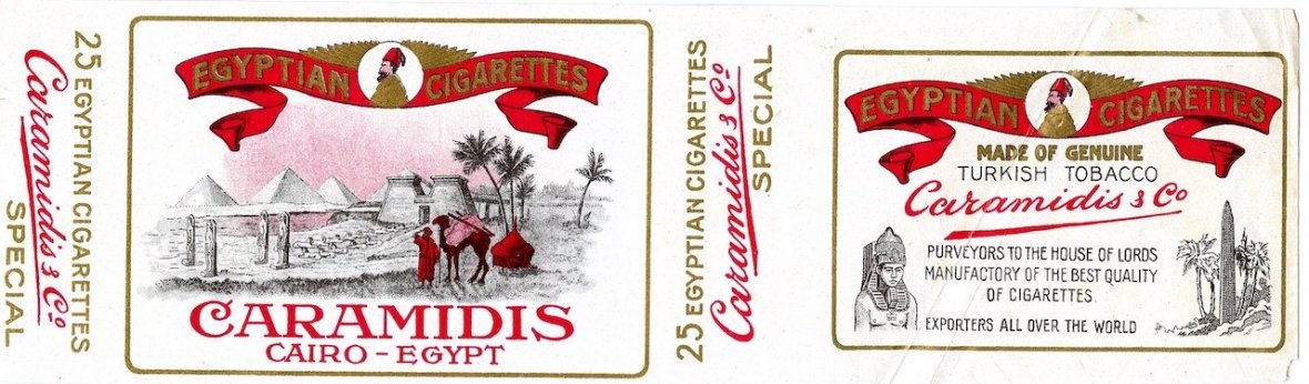 Caramidis Egyptian 25 sigaretten L Caramidis Egyptian 25 sigaretten L