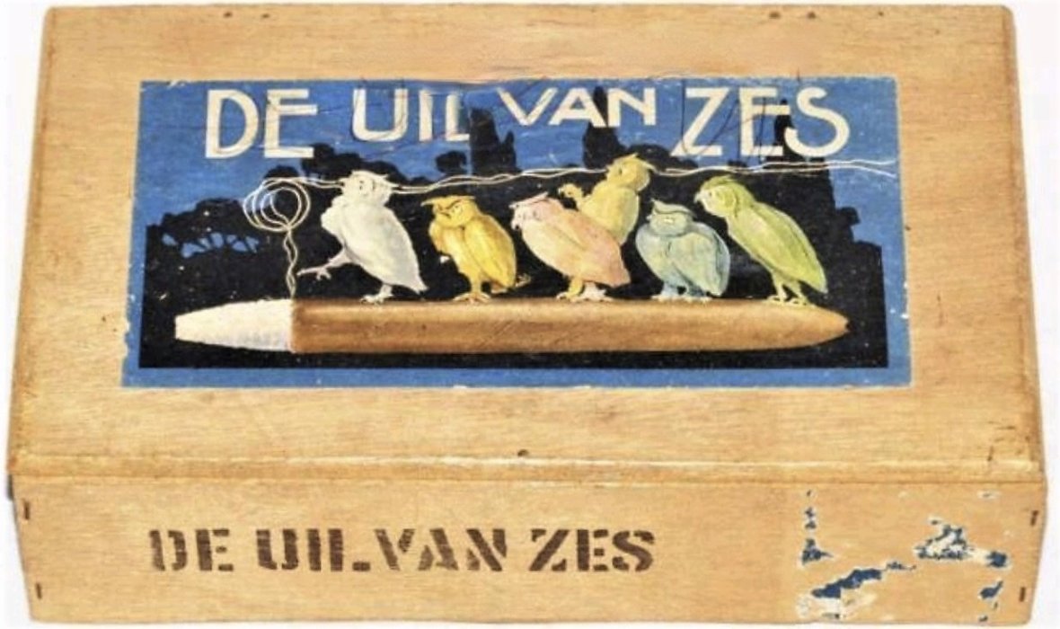 DE UIL VAN ZES 50 sigaren banderol 2386 MP DE UIL VAN ZES 50 sigaren banderol 2386 MP