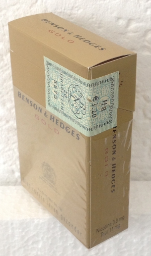 Benson and Hedges. Benson and Hedges.