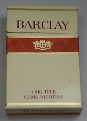 Barclay 20/f3.75 accijns 1347 Barclay 20/f3.75 accijns 1347