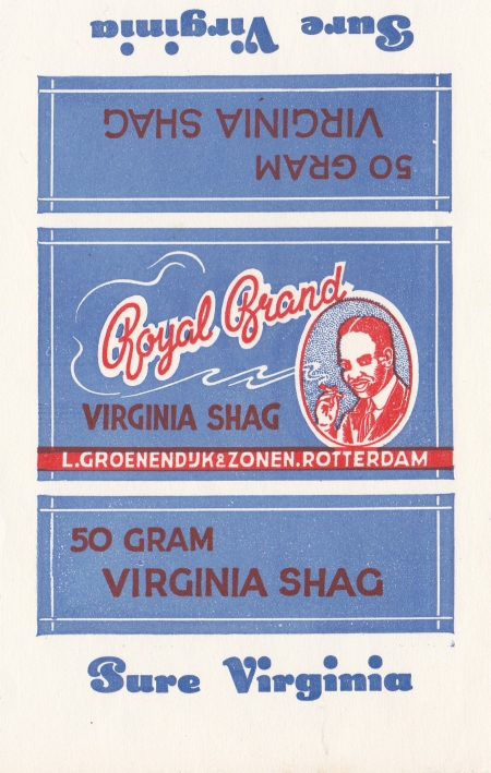 Groenendijk & Zonen, L Royal Brand Rotterdam Virginia shag M Groenendijk & Zonen, L Royal Brand Rotterdam Virginia shag M