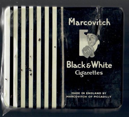 Black & White Blikje met 20 sigaretten L Black & White Blikje met 20 sigaretten L