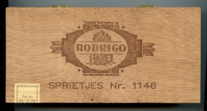 Tobacco Service Holland - Hippolytushoef Rodrigo Sprietjes 100/f21.50 banderol Tobacco Service Holland - Hippolytushoef Rodrigo Sprietjes 100/f21.50 banderol