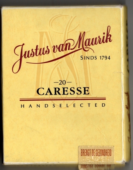 Maurik, Justus van Caresse 20 sigaren doosje R Maurik, Justus van Caresse 20 sigaren doosje R