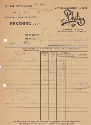 Philips NOTA anno 1931 M Philips NOTA anno 1931 M