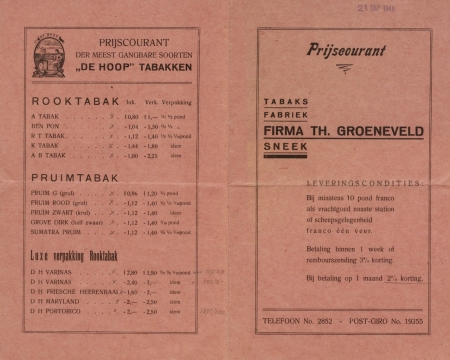 1940 Groeneveld-prijsc.1940 binnenzijde 1940 Groeneveld-prijsc.1940 binnenzijde