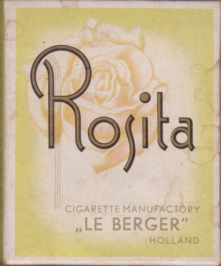 Rosita 20 sigaretten prijs f 1- M Rosita 20 sigaretten prijs f 1- M