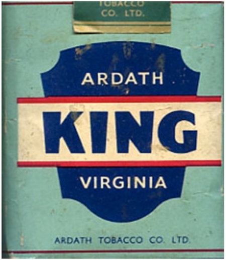Ardath King virginia sigaretten doos R Ardath King virginia sigaretten doos R