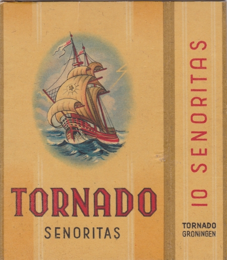 Tornado Senoritas 10 sigaren banderol 2742 M Tornado Senoritas 10 sigaren banderol 2742 M