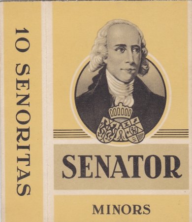 Mignot & de Block SENATOR MINORS doosje 10 sigaren M Mignot & de Block SENATOR MINORS doosje 10 sigaren M