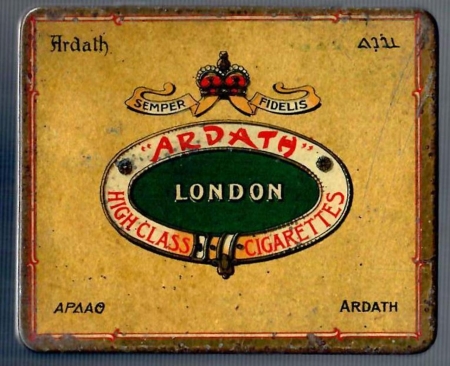 Ardath Semper Fidelis. sigaretten blik L. Ardath Semper Fidelis. sigaretten blik L.