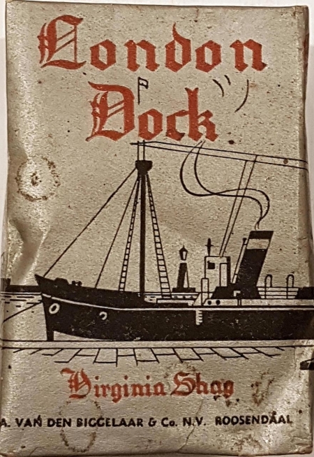 LONDON DOCK 50 gram prijs 65 ct banderol 2650 M LONDON DOCK 50 gram prijs 65 ct banderol 2650 M