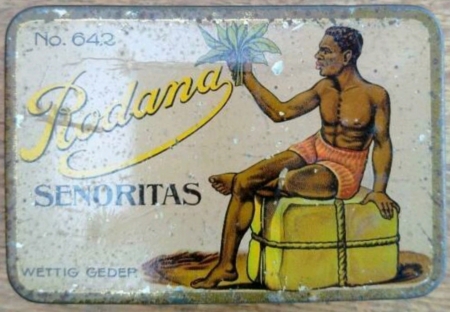 Hoppenbrouwers en Co. Sigarenfabriek - Eindhoven RODANA blik banderol 642 M Hoppenbrouwers en Co. Sigarenfabriek - Eindhoven RODANA blik banderol 642 M