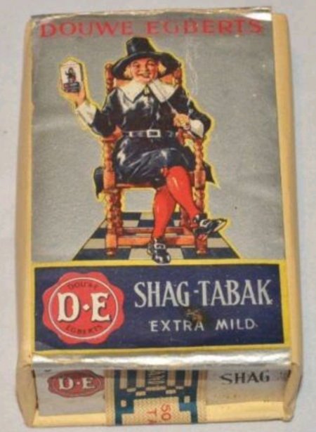 Douwe Egberts Tabaksfabriek - Joure-Utrecht SHAG TABAK extra mild 50 gram  M
