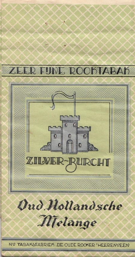 Oude Rooker de Tabaksfabriek - Heerenveen ZILVER BURCHT tabak M Oude Rooker de Tabaksfabriek - Heerenveen ZILVER BURCHT tabak M