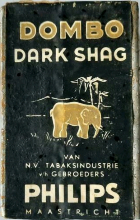 Philips DOMBO-DARK SHAG pakje 50 gram prijs 85 ct M Philips DOMBO-DARK SHAG pakje 50 gram prijs 85 ct M