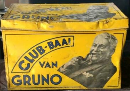 Gruno  Club Baai  50/f0.10 bewaarblik  accijns 2553 M