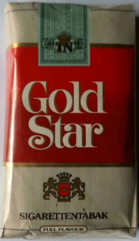 Niemijer GOLD STAR-SIGARETTEN TABAK pakje 50 gram prijs f3.70  M