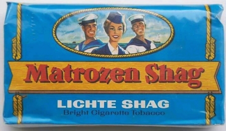 Rossum MATROZEN SHAG pakje tabak 50 gram prijs f3.50 M Rossum MATROZEN SHAG pakje tabak 50 gram prijs f3.50 M