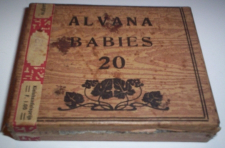 Alvana Babies 20 sigaren f1.00 kist Alvana Babies 20 sigaren f1.00 kist