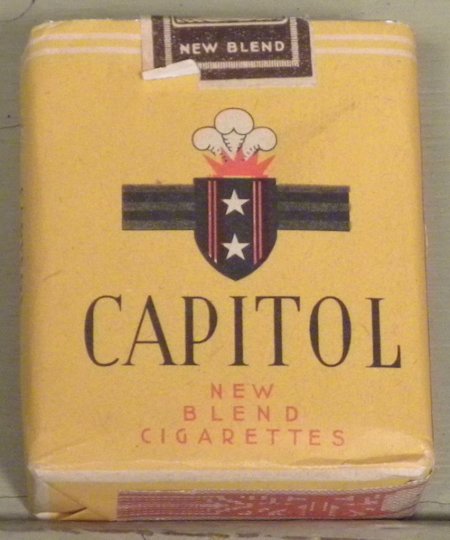 Turmac Capitol 20 sigaretten pakje Turmac Capitol 20 sigaretten pakje